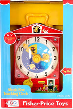 Load image into Gallery viewer, Fisher Price Music Box Teaching Clock