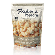 Load image into Gallery viewer, Fisher's Popcorn, Caramel Dusted with White Cheddar Flavor, 2 oz. Bag