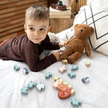 Load image into Gallery viewer, Speedy Monkey - Wooden ABC Dino Puzzle