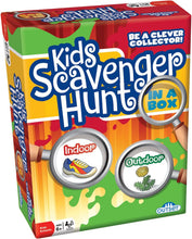Load image into Gallery viewer, Kids Scavenger Hunt - Children's Game - Ages 6+ - Indoor and Outdoor Scavenger Hunt Game - Develops Gross Motor Skills - for 2 or More Players Individually or Team Play