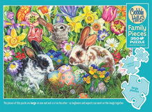 Load image into Gallery viewer, Cobble Hill 350 Piece Family Jigsaw Puzzle - Easter Bunnies (Poster Included)