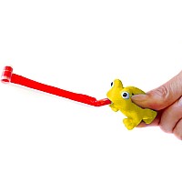 Load image into Gallery viewer, Zorbitz - Frog on a Log Fidget Toy, Includes 4 Squishy Bugs, - Colors vary - 1 Count - Ages 6+
