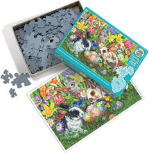 Load image into Gallery viewer, Cobble Hill 350 Piece Family Jigsaw Puzzle - Easter Bunnies (Poster Included)