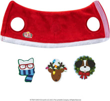 Load image into Gallery viewer, The Elf on The Shelf Claus Couture Elf Pets Set: Dress-Up Party Pack and Christmas Sweater with Patches