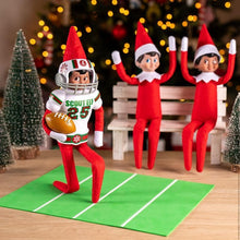 Load image into Gallery viewer, The Elf on the Shelf - 2026 Bundle: ElfieGram Ski Set, Dashing Dino, Santa Party Dress, Jolly Jersey Football, Candy Cane PJs &amp; Elf Mates Shirts