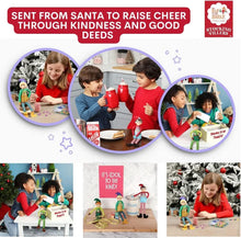 Load image into Gallery viewer, The Elf on the Shelf - Elf Mates® Three-Pack &amp; Storybook, Dark-Tone