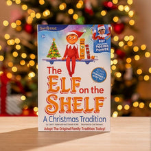 Load image into Gallery viewer, The Elf on the Shelf - New Scout Elf Boy with Posing Power and Boy &amp; Girl Frost Pips