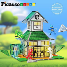 Load image into Gallery viewer, Picasso Tiles - Magnetic Tile Construction Blocks: NINJA DOJO