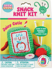 Load image into Gallery viewer, Bright Stripes - Snack Knit Kit Bundle: Juicy Cutie and Boba Buddy