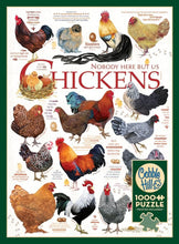 Load image into Gallery viewer, Cobble Hill 1,000 Piece Jigsaw Puzzle - Chicken Quotes (Poster Included)
