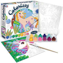 Load image into Gallery viewer, Sentosphère Colorizzy Paint-by-Number Kits - Unicorns