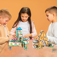 Load image into Gallery viewer, Picasso Tiles - Magnetic Tile Construction Blocks: MIDDLE AGE MEDIEVAL CASTLE