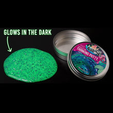 Load image into Gallery viewer, Crazy Aaron's - Mermaid Tale - Color Changing Putty - Glowbright Collection - 4" Tin Thinking Putty - Never Dries Out