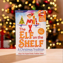 Load image into Gallery viewer, The Elf on the Shelf - New Scout Elf Girl with Posing Power and Boy &amp; Girl Frost Pips