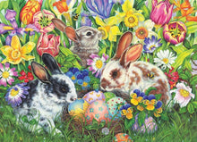 Load image into Gallery viewer, Cobble Hill 350 Piece Family Jigsaw Puzzle - Easter Bunnies (Poster Included)