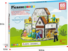 Load image into Gallery viewer, Picasso Tiles - Magnetic Tile Construction Blocks: FAMILY HOMESTEAD