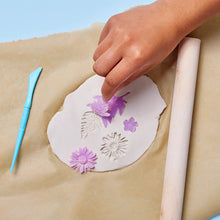 Load image into Gallery viewer, Bright Stripes - Wish*Craft Flower Power Pottery (Air-Dry Clay)