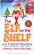 Load image into Gallery viewer, The Elf on the Shelf: Una Tradición Navideña with Posing Power (Blue Eyed Girl, Spanish)