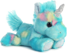 Load image into Gallery viewer, Bundle of 2 Aurora 7" Stuffed Beanbag Animals - Blueberry Ripple Unicorn &amp; Tutti Frutti Pegasus
