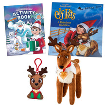 Load image into Gallery viewer, The Elf on the Shelf Reindeer Activity Set: A Reindeer Tradition, 4" Reindeer Clip-On, and Santa's Activity Book