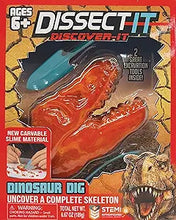 Load image into Gallery viewer, Dissect-It Discover-It Dinosaur Dig: Uncover A Complete Skeleton