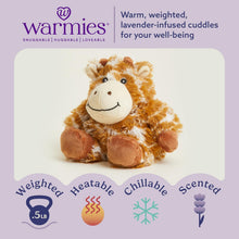 Load image into Gallery viewer, Warmies Microwavable &amp; Weighted Plush - Giraffe, Small