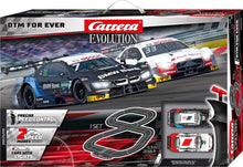 Load image into Gallery viewer, DTM Forever Analog Electric 1:32 Scale Slot Car Racing Track Set