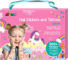 Load image into Gallery viewer, Avenir - Nail Stickers and Tattoos: UNICORNS
