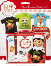 Load image into Gallery viewer, The Elf on the Shelf Clothing Set - 3 Tshirt Value Pack and Carrying Case - Three Stylish Tees for Boy Elf or Girl Elf
