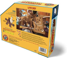 Load image into Gallery viewer, Madd Capp I AM WOOLLY MAMMOTH Animal-Shaped Jigsaw Puzzle, 100 Pieces