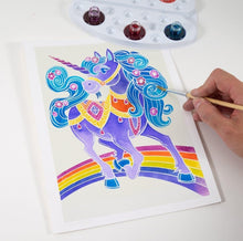 Load image into Gallery viewer, SentoSphere - Aquarellum Junior Magic Canvas: Unicorns
