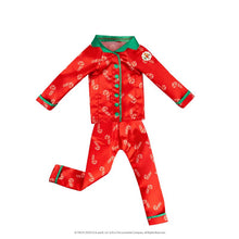 Load image into Gallery viewer, The Elf on the Shelf: Scout Elf Boy, Magi-Freez Dashing Dino Hoodie &amp; Classic Candy Cane PJs