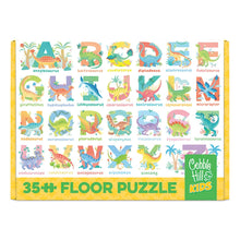 Load image into Gallery viewer, Cobble Hill 35-Piece Floor Puzzle: Dinosaur Alphabet