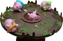 Load image into Gallery viewer, Pigs on Trampolines - Family Game - Skill &amp; Action - Bounce Pigs into Mud - 2 to 3 Players - for Ages 6+