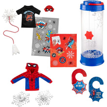 Load image into Gallery viewer, The Elf on the Shelf - Spider-Man Set: Scout Elf Carrier, Hoodie, Superfan Props &amp; Plushee Pal Boy Clip-On