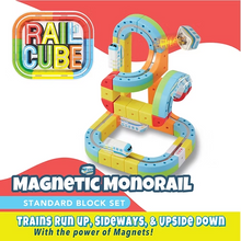 Load image into Gallery viewer, Rail Cube Magnetice Monorail Starter Block Set