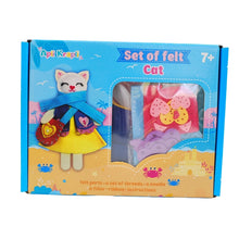Load image into Gallery viewer, Apli Kapli - Felt Sewing Kit for Beginners: Make Your Own Felt Cat
