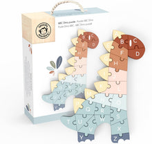 Load image into Gallery viewer, Speedy Monkey - Wooden ABC Dino Puzzle