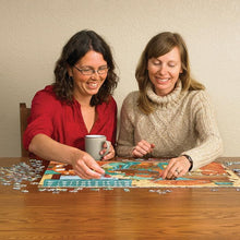 Load image into Gallery viewer, Cobble Hill 500 Piece Jigsaw Puzzle - Pumpkin Patch Cats (Poster Included)