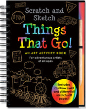 Load image into Gallery viewer, Scratch and Sketch - Things That Go! An Art Activity Book