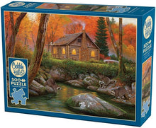 Load image into Gallery viewer, Cobble Hill 500 Piece Jigsaw Puzzle - Weekend Retreat (Poster Included)