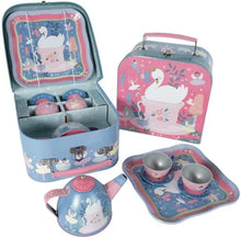 Load image into Gallery viewer, Floss &amp; Rock Enchanted Tin Tea Party Playset, 7 Pieces