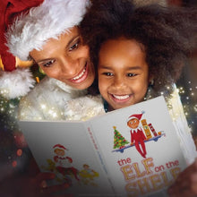 Load image into Gallery viewer, The Elf on The Shelf Bundle: Scout Elf Boy Light Tone, Boy &amp; Girl Frost Pips and 3 Elf T-Shirts