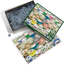 Load image into Gallery viewer, Cobble Hill 1000 Piece Jigsaw Puzzle - Teacups (Poster Included)