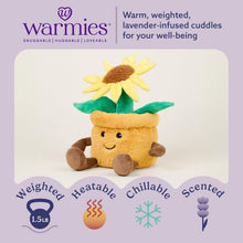 Load image into Gallery viewer, Warmies Microwavable &amp; Weighted Plush - Potted Flower, Large