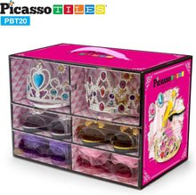 Load image into Gallery viewer, Picasso Tiles - Royal Princess Dress-Up Jewelry &amp; Shoe Boutique Toy Set