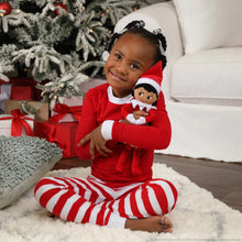 Load image into Gallery viewer, The Elf on the Shelf - Plushee Pals Snuggler 12" &amp; Mini Clip-On Plush Bundle: Girl, Dark Tone