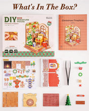 Load image into Gallery viewer, Rolife - DIY Miniature House Kit - Christmas Fireplace