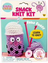 Load image into Gallery viewer, Bright Stripes - Snack Knit Kit Bundle: Juicy Cutie and Boba Buddy