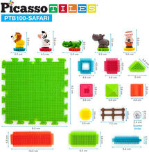 Load image into Gallery viewer, PicassoTiles - Hedgehog 3-D Building Blocks: Safari Set